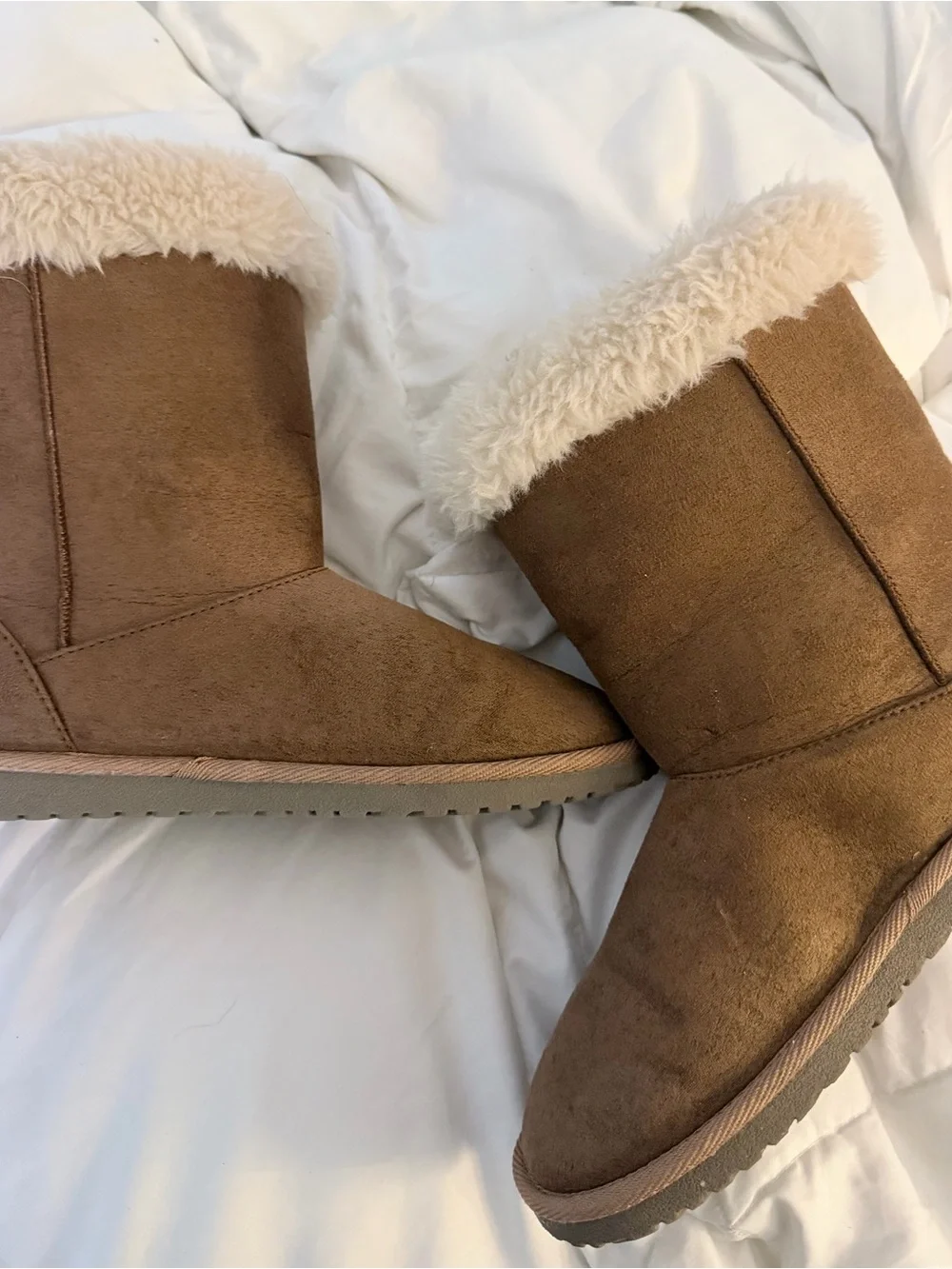 Kids Winter Faux-Fur Lined Boot - Brown